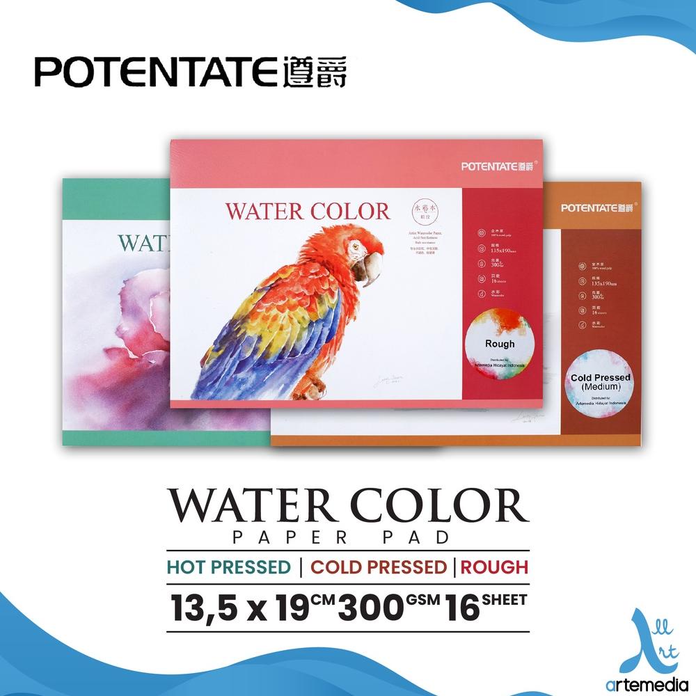 

Watercolor Pad Potentate 13,5x19cm Watercolor Paper Block