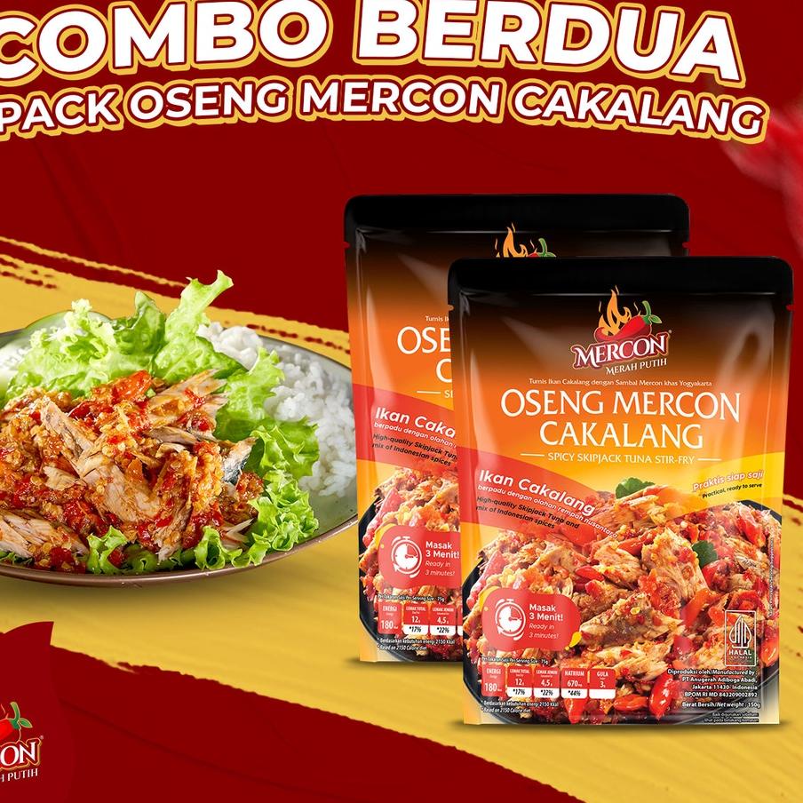 

✵ Mercon Merah Putih - Hemat Combo Berdua || 2 x Oseng Mercon Cakalang ✳