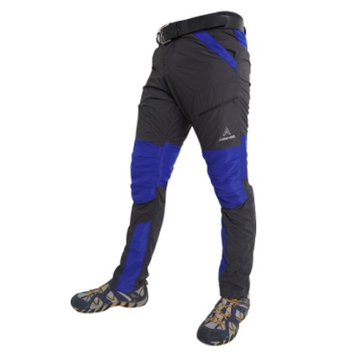 celana gunung panjang quick dry / hitam biru