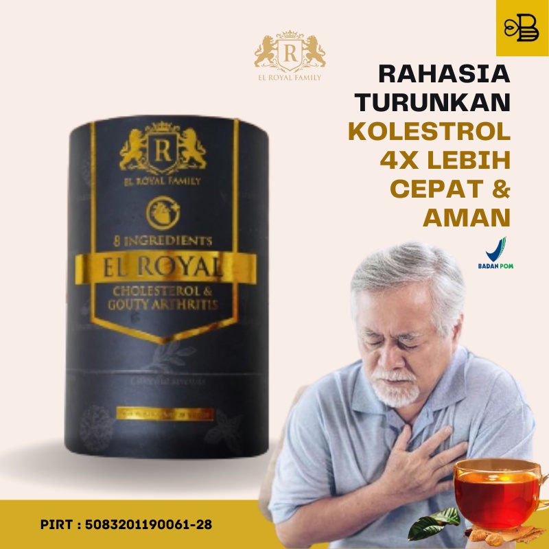 

El Royal Family Teh Tea Herbal Untuk Kolestrol dan Asam Urat Penurun Kolesterol Cholesterol & Gouty Arthritis Atritis Obat Maag Antidiare Antibakteri Antivirus BPOM ORIGINAL