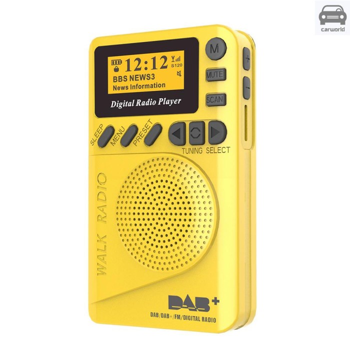 Pocket DAB Digital Radio Mini DAB+ Digital Radio With MP3 Player FM