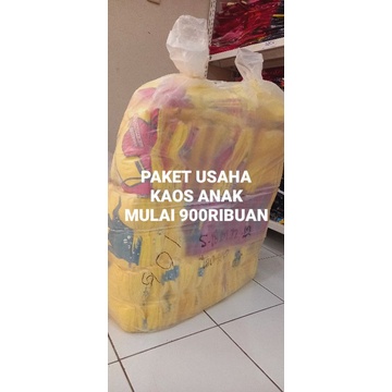 PAKET USAHA RESSELER KAOS ANAK