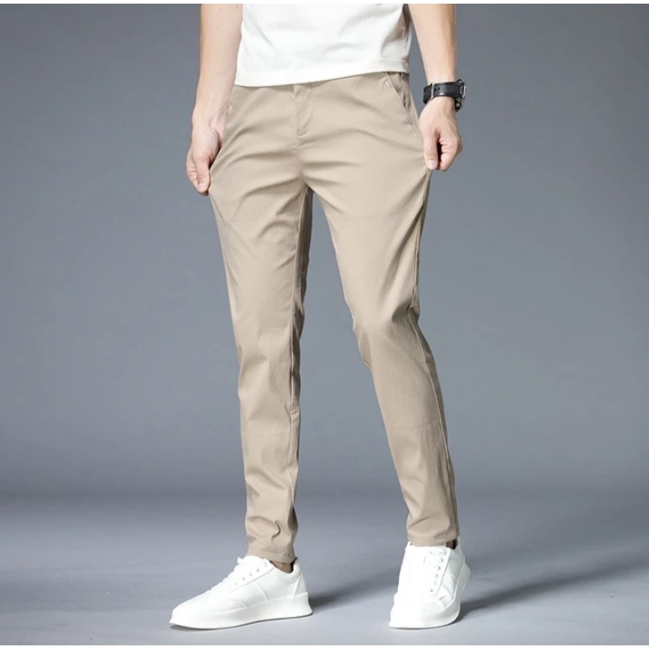 CELANA PANJANG PRIA UKURAN 27-33 PREMIUM QUALITY CHINOS SLIMFIT COWOK SKINNY POLOS COWOK