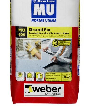 ❁ MU400 - Mortar Utama MU 400 Perekat Granite ☂