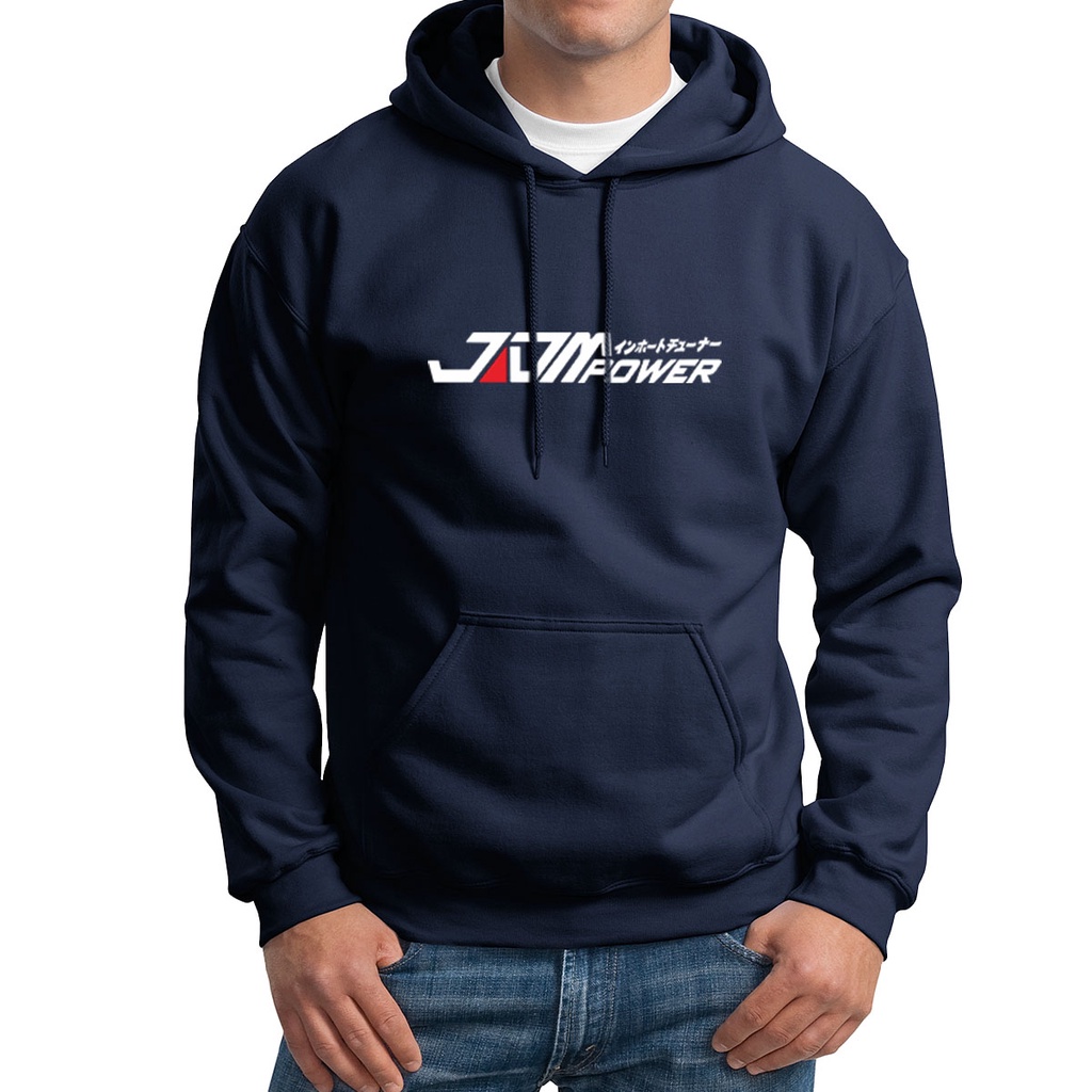 Jaket Hoodie Sweter JDM Power Tulisan Jepang