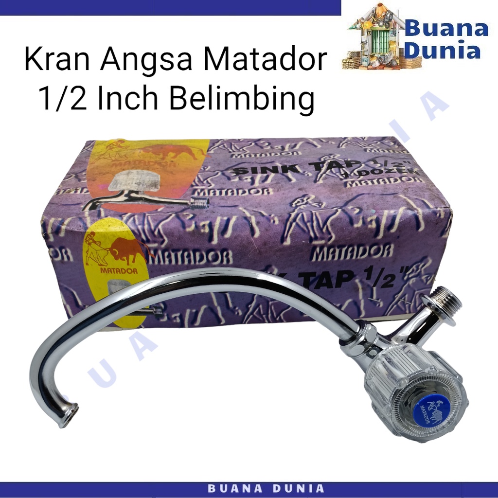 Kran Angsa MATADOR 1/2Inch | Kran Air | Keran Air Tembok 1/2 Inch
