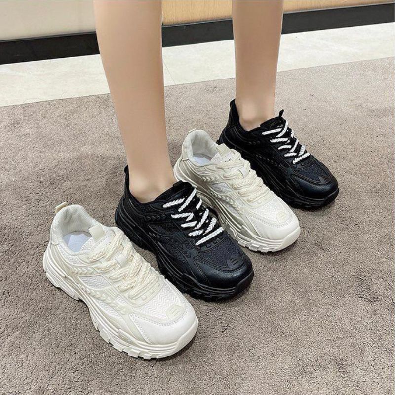 RYX - Willow Flutter Sepatu Sneakers Tali Wanita Fashion Casual / Olahraga (NO BOX) - Ori Import