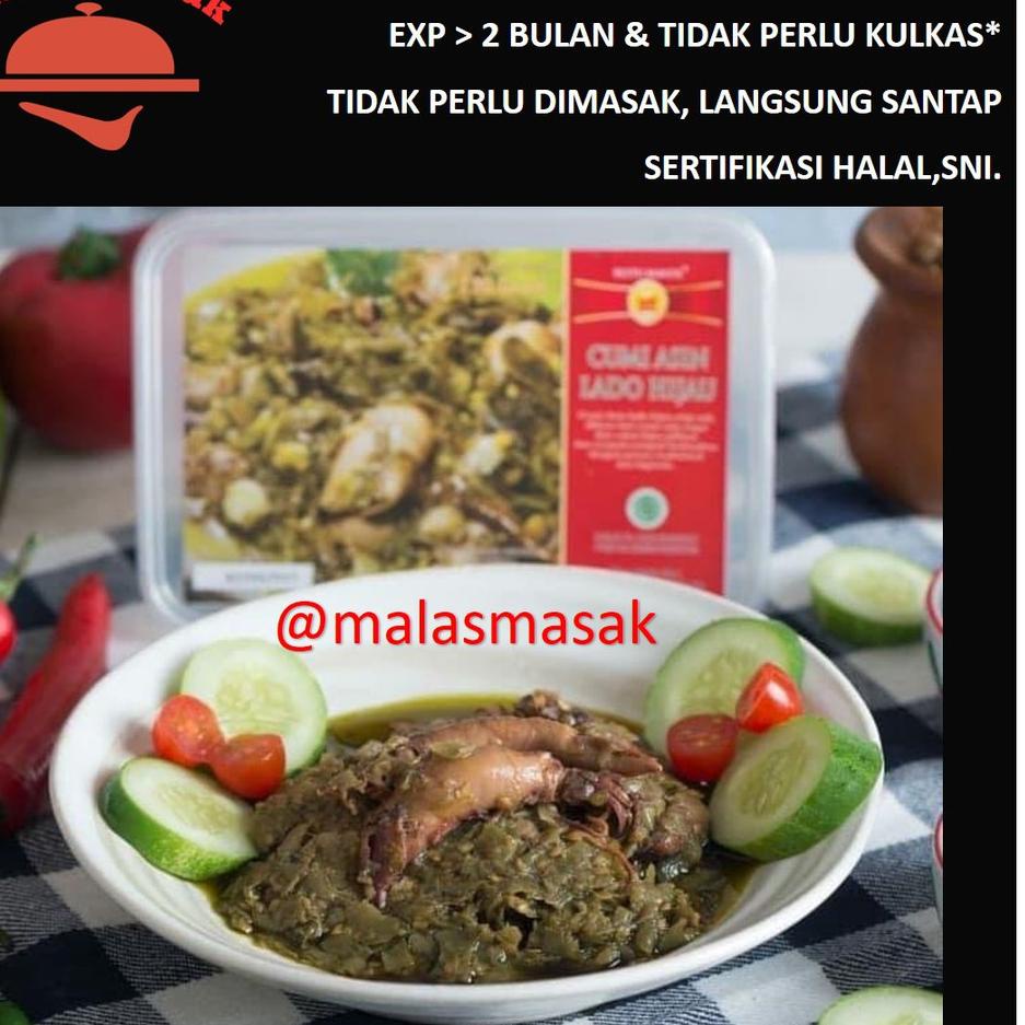 

۝ Cumi Asin Sambalado Merah / Hijau Restu Mande 250 gram ❁