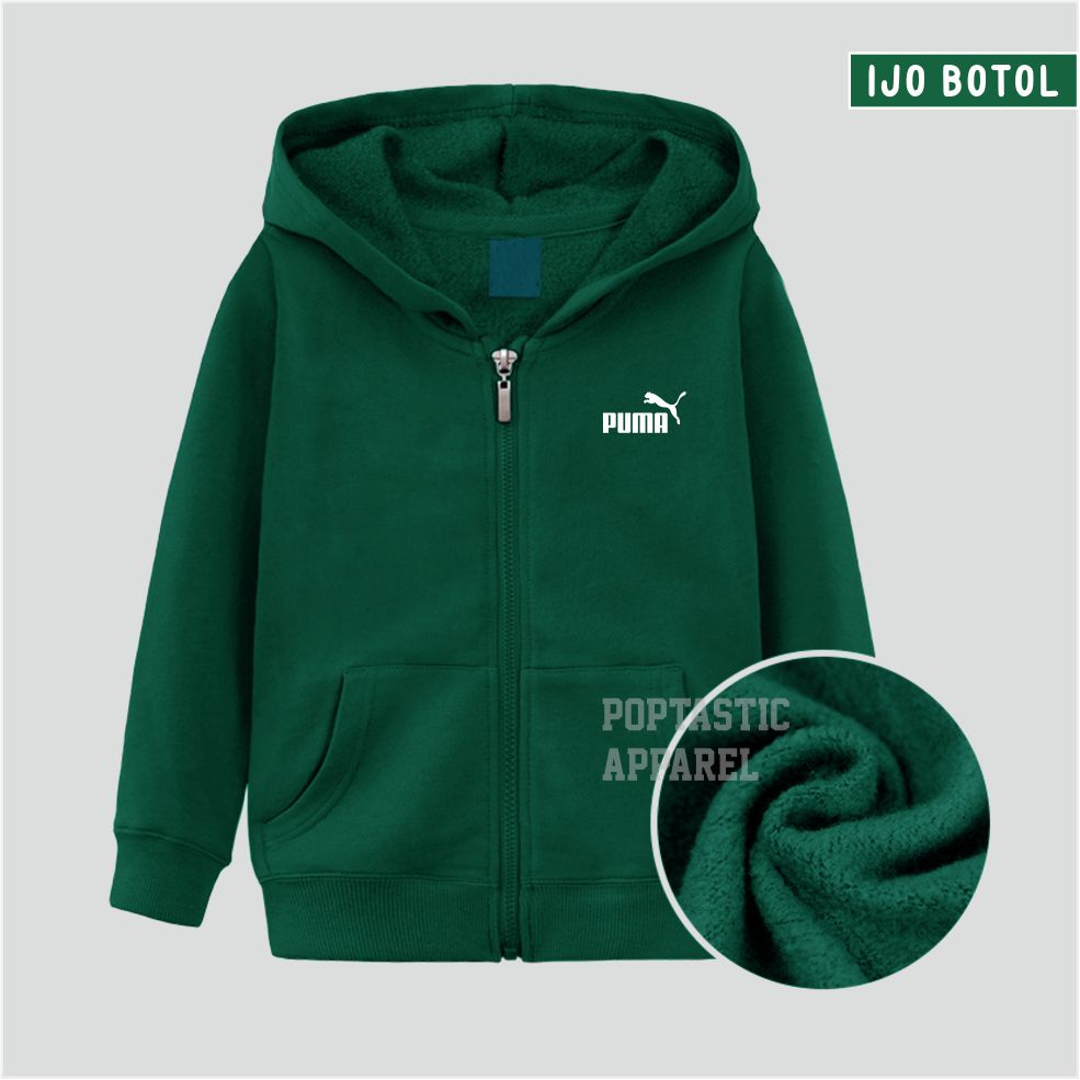 SPORTY - Jaket ANAK Sweater Hoodie ZIPPER anak Laki-laki perempuan FLEECE TEBAL