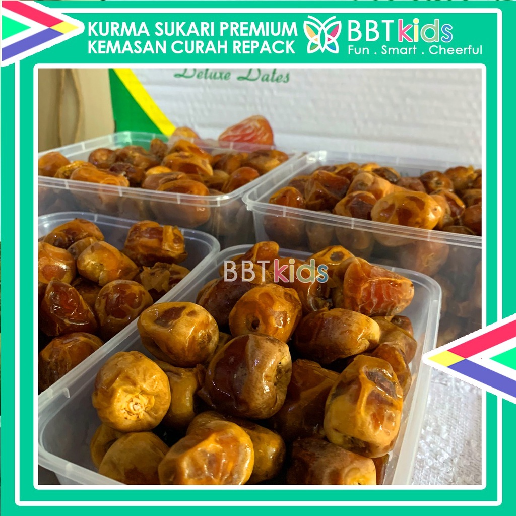 KURMA SUKARI PREMIUM KEMASAN CURAH REPACK TERLARIS - 500 gram