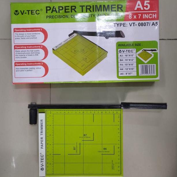 

V tec alat pisau potong pemotong kertas A3 A4 A5 B4 F4 SALE