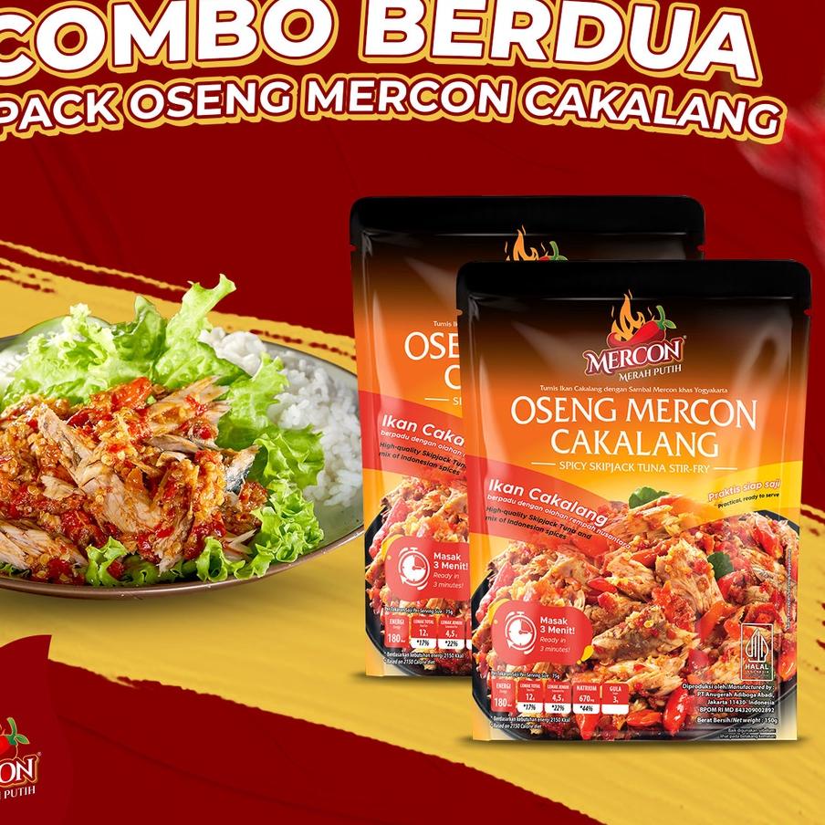 

➻ Mercon Merah Putih - Hemat Combo Berdua || 2 x Oseng Mercon Cakalang ♠