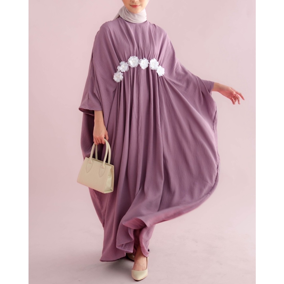 Myrubylicious RENETA KAFTAN KODE RH2562 | KAFTAN | DRESS | BAJU MUSLIMAH | KAFTAN BUNGA