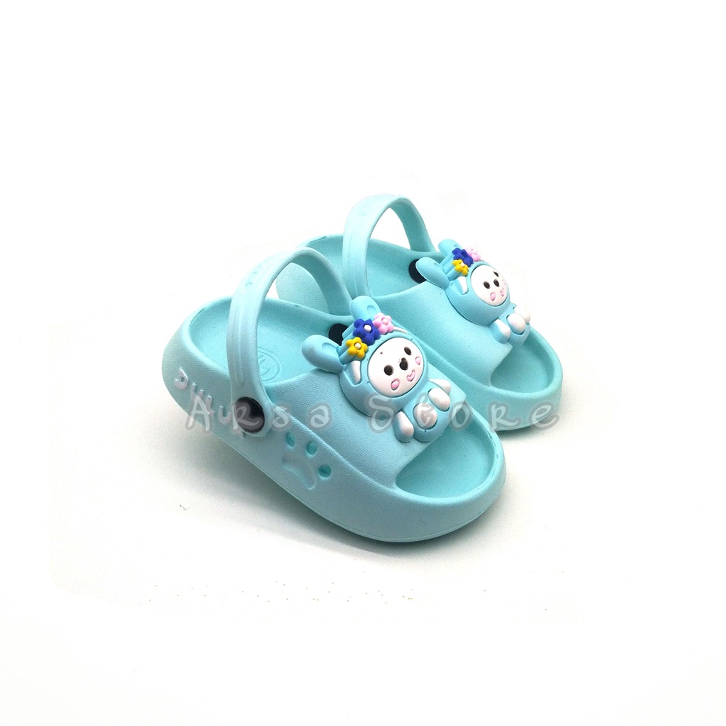 Sandal Anak Perempuan Umur 1 2 3 4 Tahun Karakter Hello Kitty / Sendal Slop Baim Lucu Terbaru Anak Cewek Tali Belakang