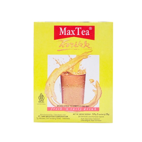 

MAXTEA TARIK ISI 30 SACHET X 25 GR - TEH