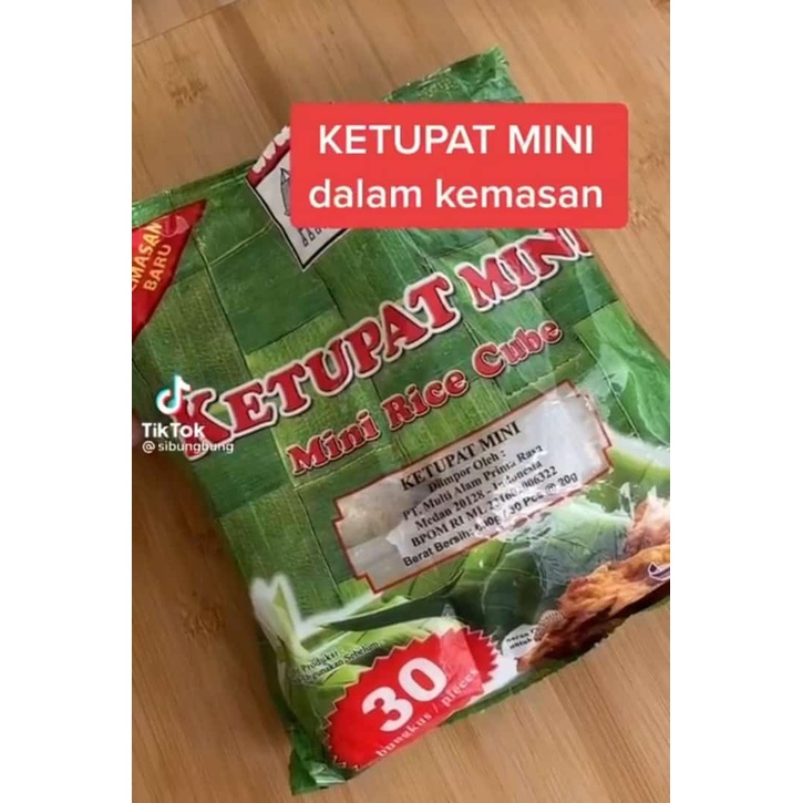 Ketupat Adabi MIni isi 30 Pcs/ketupat instan/ketupat adabi instan buy 1 get 1
