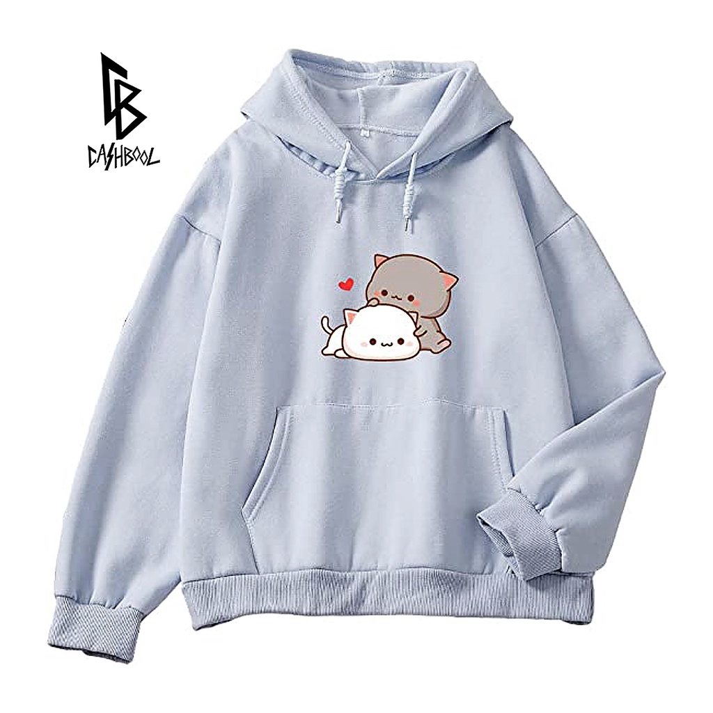 CASHBOOL HOODIE CUTE Fleece Basic OverSize Unisex ( M - XXL )