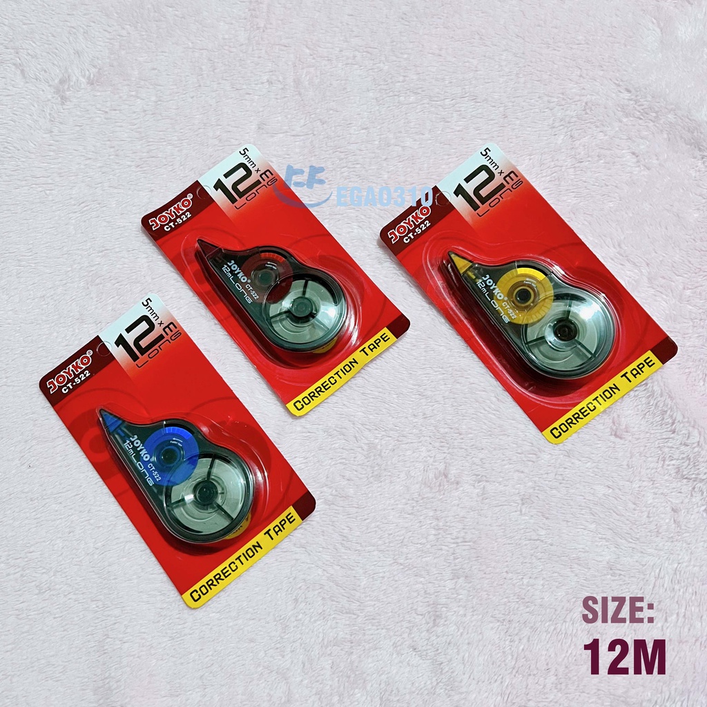 

Correction Tape Tip-ex - Joyko (12m) CT-522