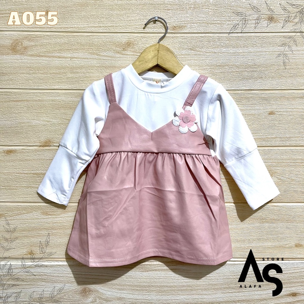 Dress anak perempuan import A055