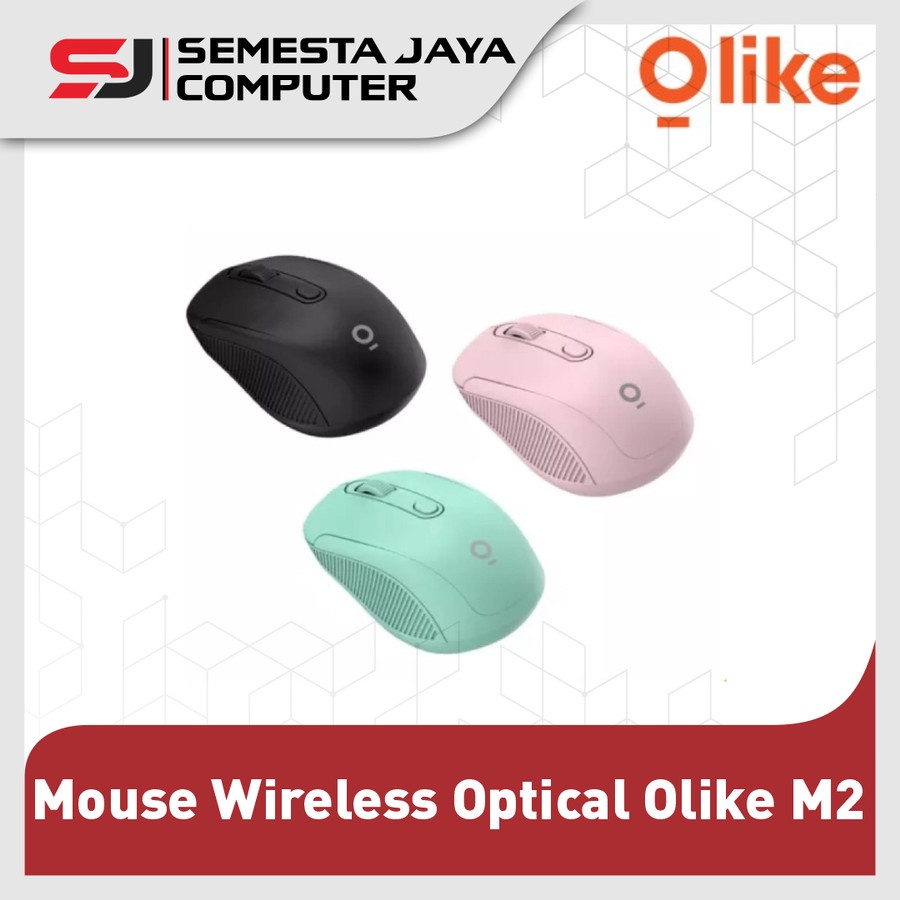 Mouse Wireless Optical Olike M2 Garansi Resmi