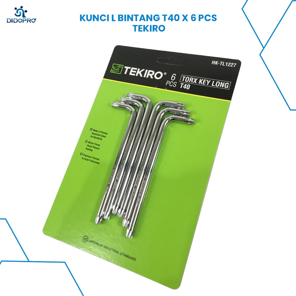 KUNCI L BINTANG TEKIRO T40 - KUNCI L BINTANG T40 TEKIRO 1PCS #183