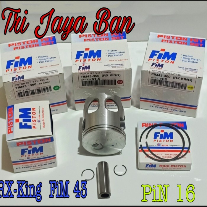 Piston Kit /Ring Seher Fim 43.. Rx-King /Os 225--400 Original Fim