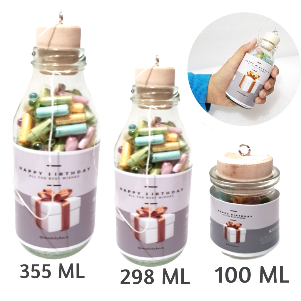 [ BELUM DI TULIS ]   Botol wish in jar  KACA Wished Bottle / botol wish in jarblessing jar  Kado unik Botol  ucapan  + tutup kayu+RING 0 / Message in bottle / wish in bottle /botol surat  message in bottle - wish in bottle - gift - souvernir - kado unik