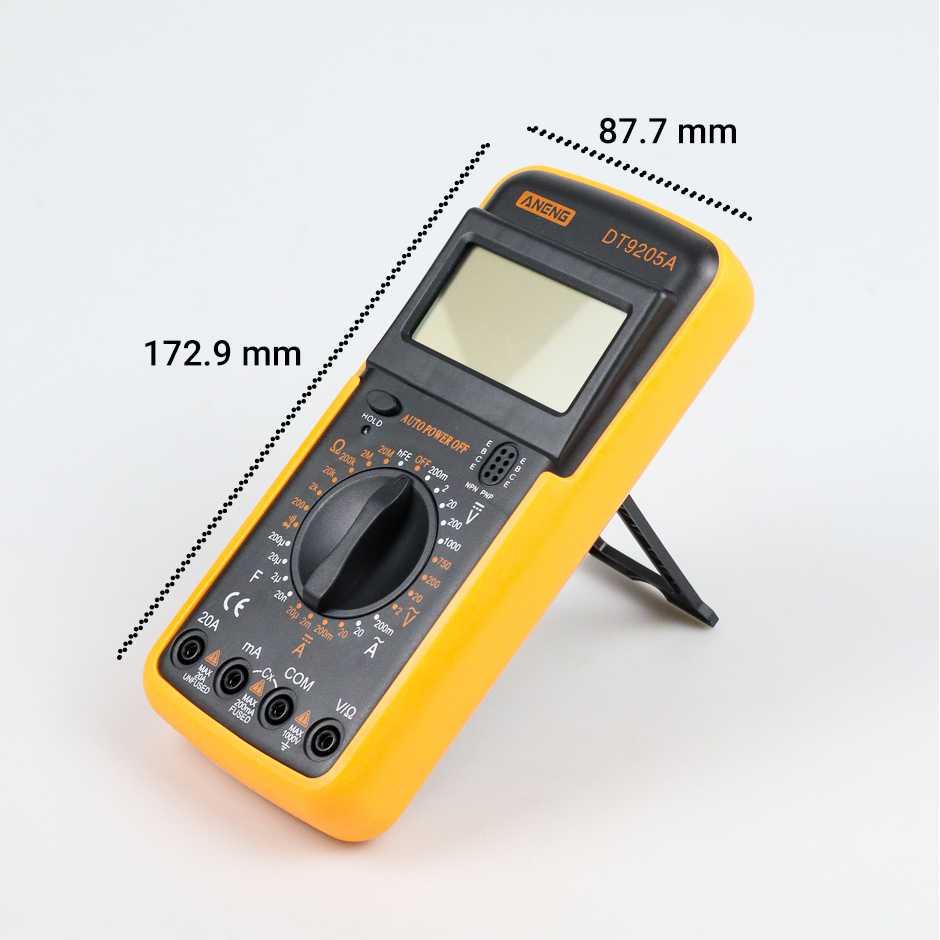 ANENG Digital Multimeter Voltage Tester - DT9205A - Orange