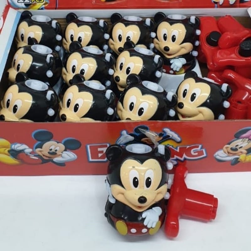 Mainan anak gangsing karakter lampu dan suara