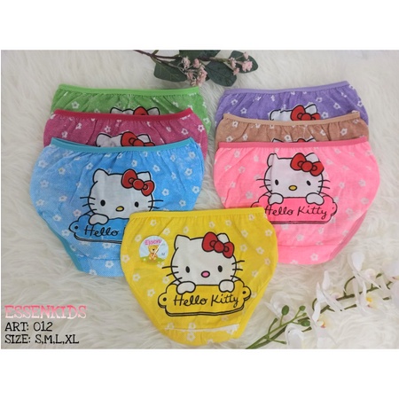 isi 6 Pcs CD Celana Dalam Anak Perempuan Karakter Motif Lucu Size S M L XL