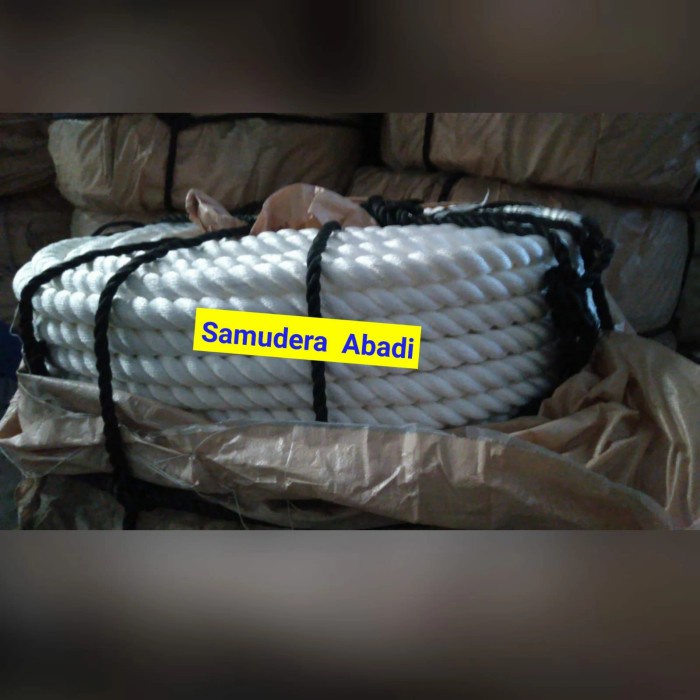 Terlaris Tali Tambang Nilon 36 Mm, Tali Tambang Nylon Ukuran Besar, Tali Panjat