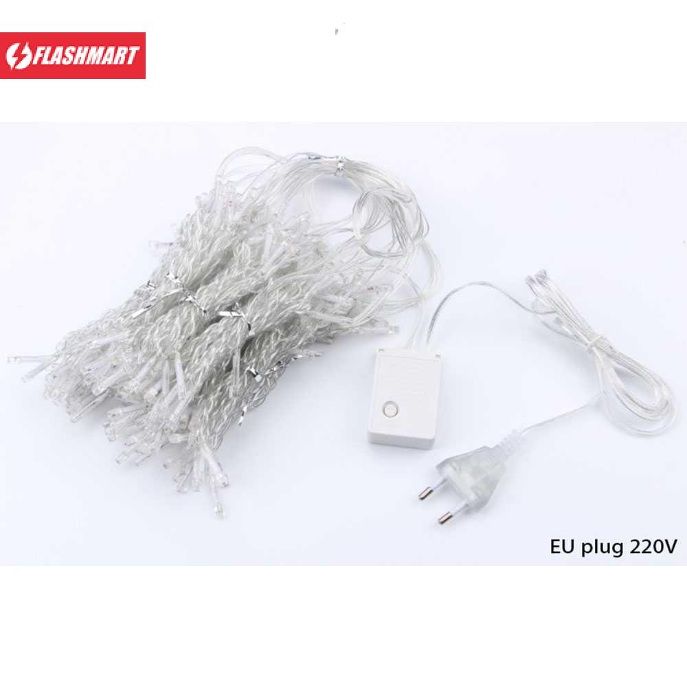 Flashmart Lampu Hias Gorden String Lights Wedding Decoration 3x3 Meter - 300L