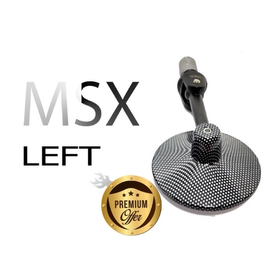 spion jalu bulat carbon HIGH END BAR FULL CNC MSX Semua Motor