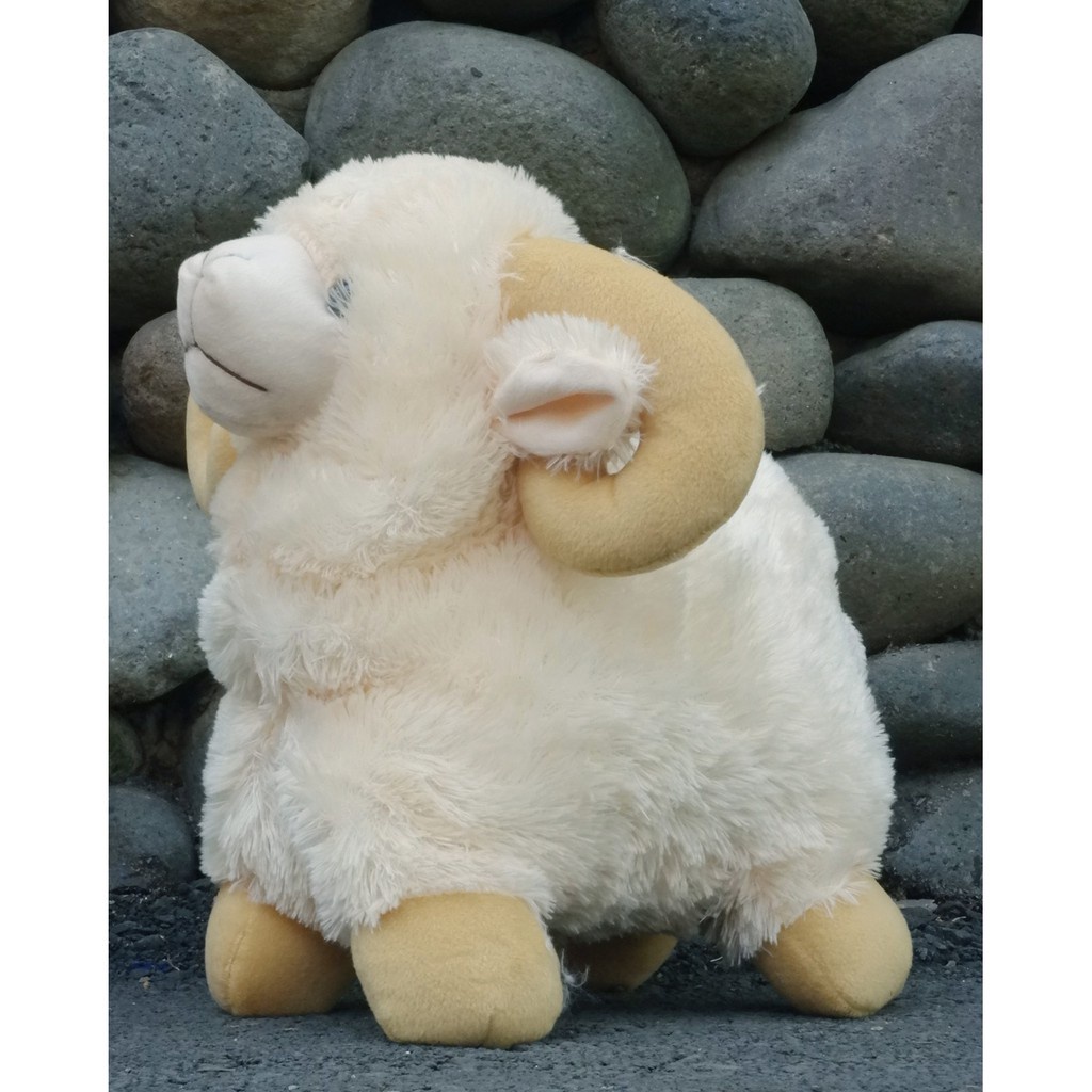 Boneka Domba Tanduk Lucu SNI/ Boneka Domba Bertanduk 30 cm/ Boneka Domba Kambing