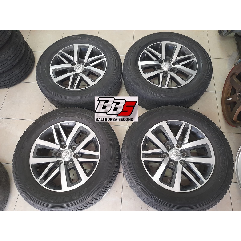 velg mobil bekas ori fortuner vrz ring 18 pcd 6x139