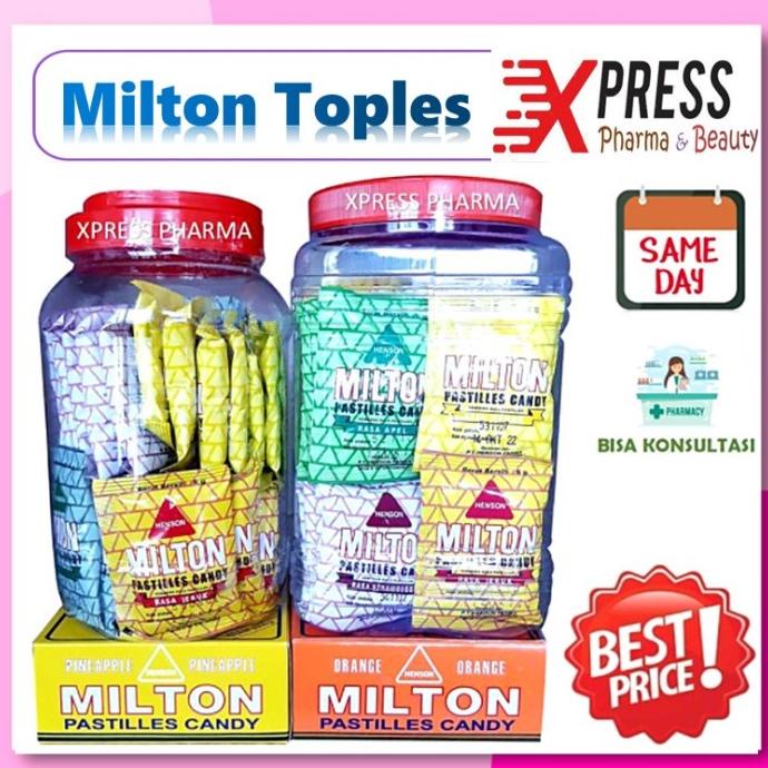 

XPRESS Toples Milton sachet Pastiles Permen Jadul len01