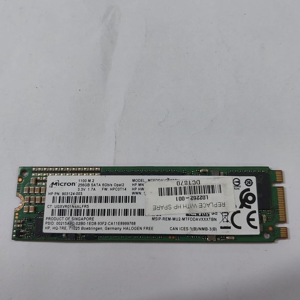 SSD M.2 MICRON 256GB ORIGINAL
