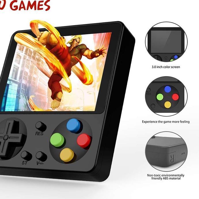☁ Gameboy Retro 500 In 1 SUP Dual Stick Mini Game Boy Portable ♡