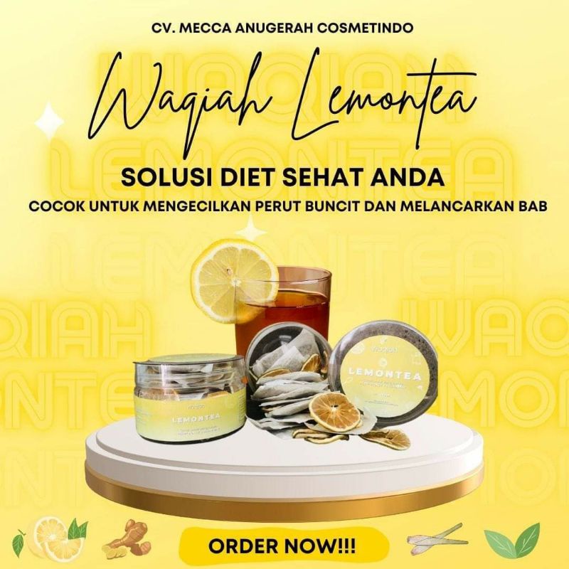 

PROMO WAQIAH LEMON TEA 1BOX ISI 40PCS