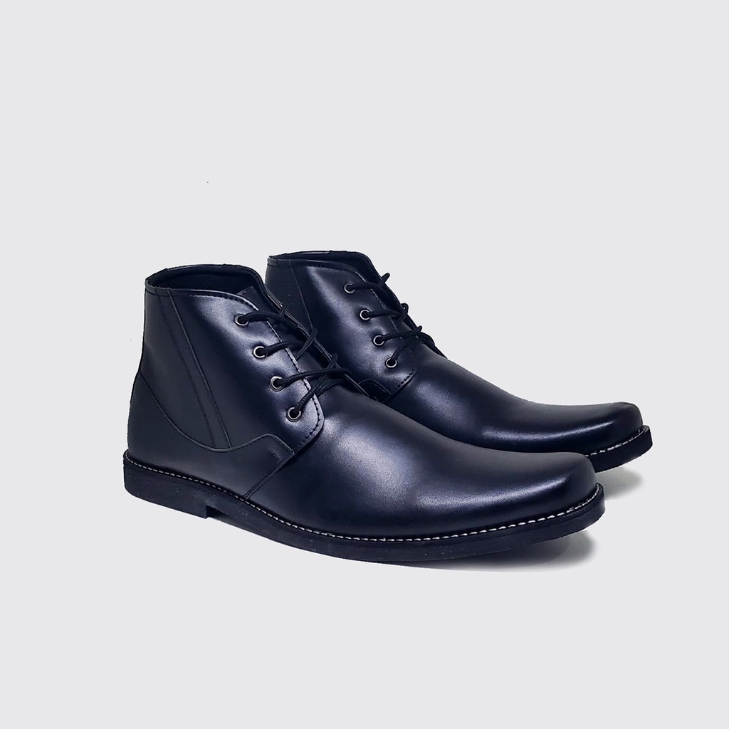 MAXLEONEL X ZAGIB | Sepatu Pria Big Size Boot Pantofel Kulit Asli Pdh Formal Ukuran Jumbo Besar