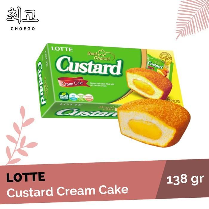 

Lotte Custard Cream Cake Isi 6 Pcs ( 138 gr ) Kualitas Terbaik