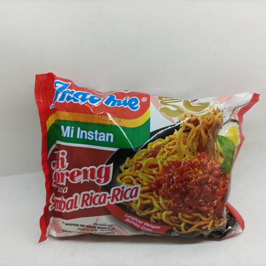 

indomie goreng rasa sambal rica rica mie instan sambel ricarica