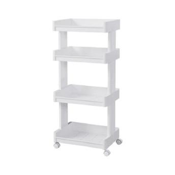 ACE KRISHOME 4 LAYER 10220181 RAK PLASTIK TROLI 4 TINGKAT/RAK DAPUR/RAK SEMPIL PUTIH/RAK BUMBU .