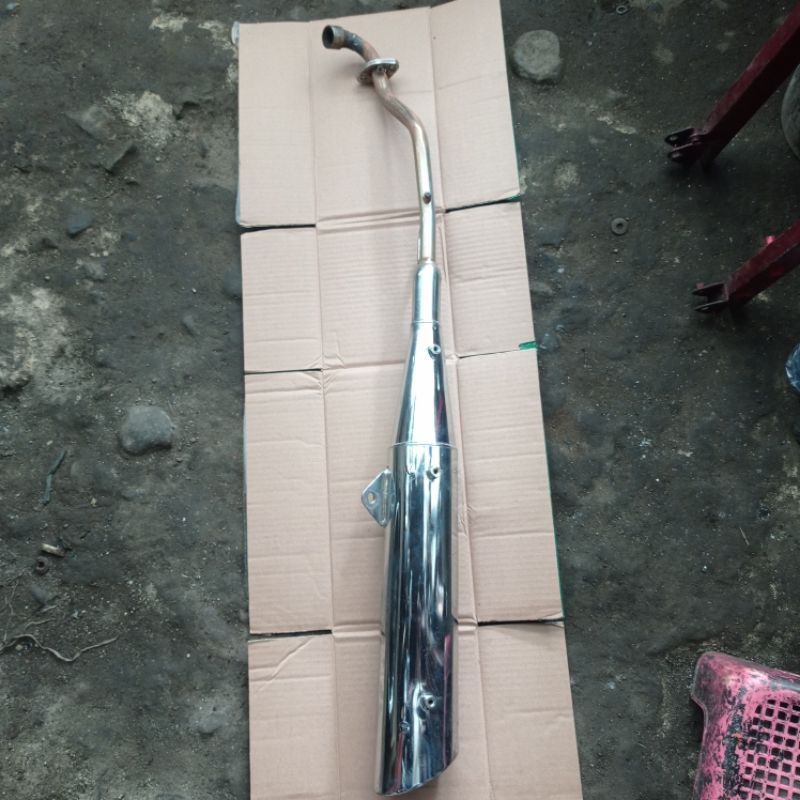 knalpot standar karisma x D 125 original