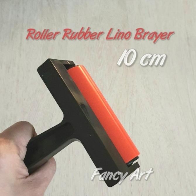 

HOT PROMO V-TEC Roll Rubber Lino Brayer 10cm - Roller Lukis