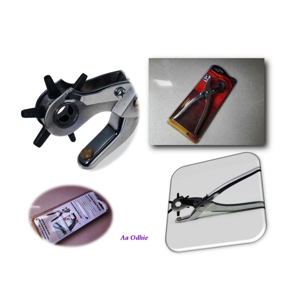 

Alat Pembolong Sabuk Gesper Tali Jam Kertas Matris Leather Hole Punch - Visking DK-005