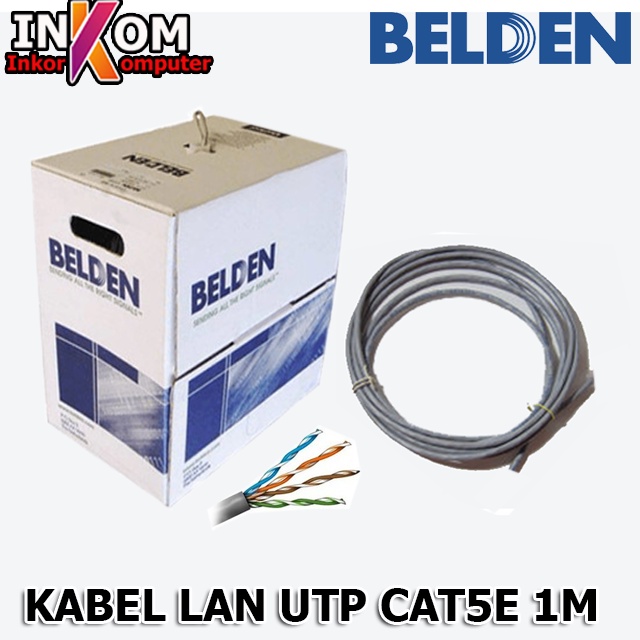 Kabel LAN UTP Cat5e Belden Per meter Kabel Network 1M/2M/3M/5M