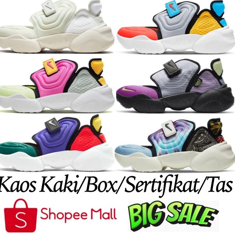 BEST PRODUCT SEPATU NIKE AQUA RIFT TIE DYE/MULTICOLOR/BLACK WHITE/WHITE FOR WOMEN PREMIUM ORIGINAL Q