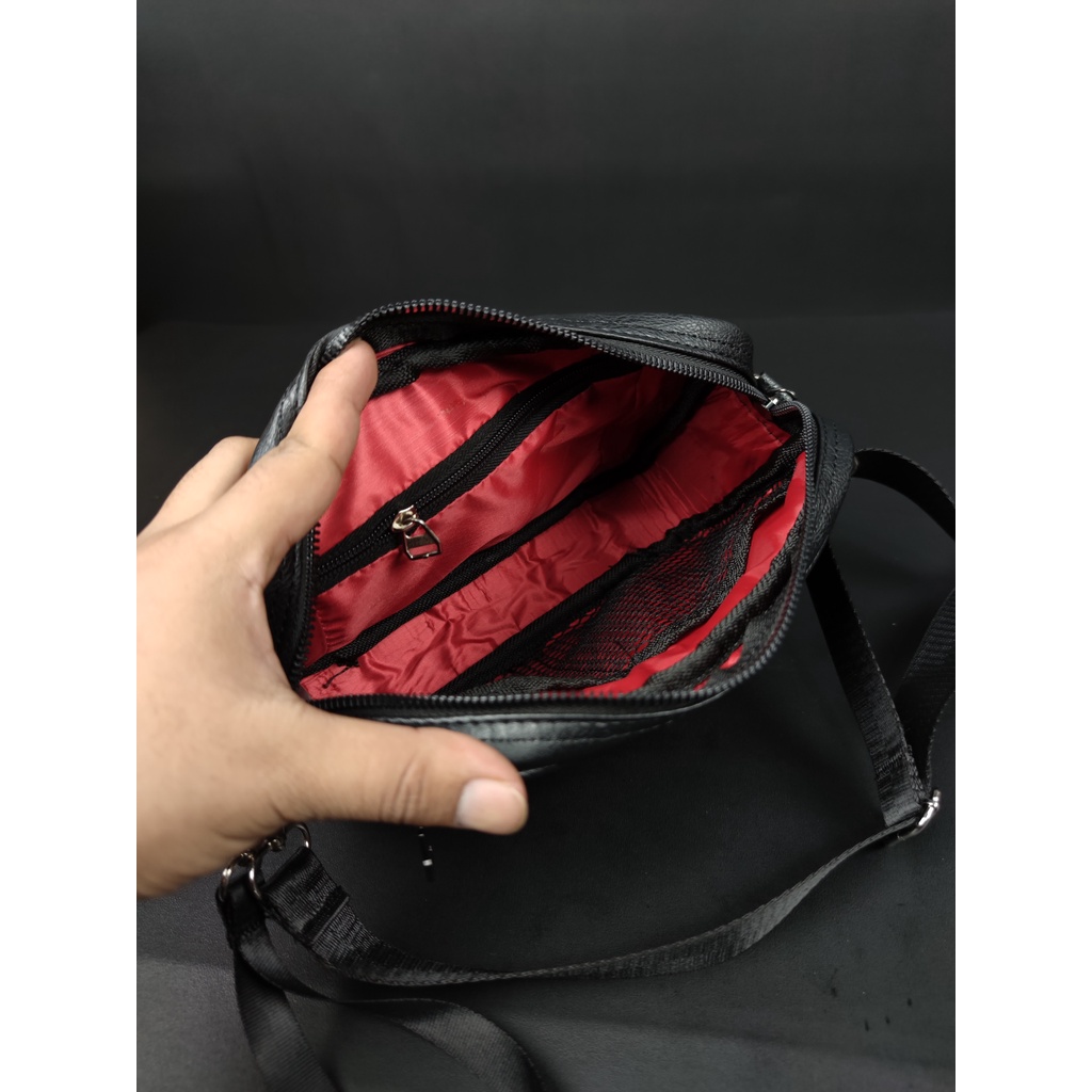 Clutch Bag Kulit PU Leather Polo Amstar Tas Selempang Multifungsi Handbag Tas Tangan