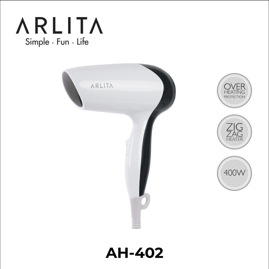 Kirin Arlita AH 402 Hair Dryer Pengering Rambut . Baru &amp; Bergaransi
